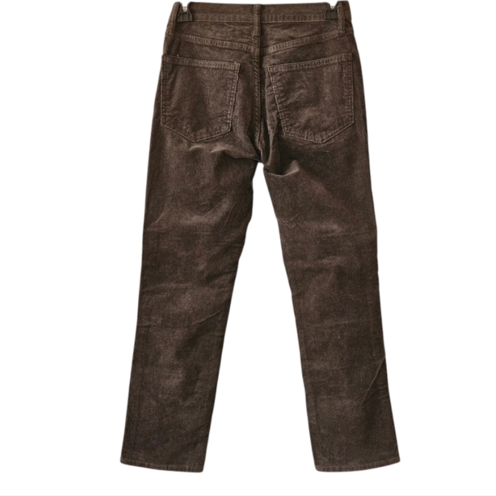 GAP HIGH RISE VINTAGE SLIM CORDUROY PANTS WOMEN'S PETITE SIZE 25|0 - Picture 2 of 16